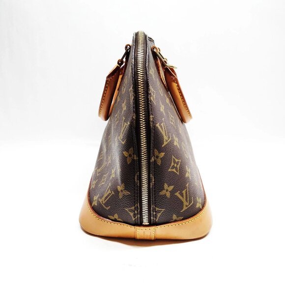 Authentic Louis Vuitton Alma Brown Monogram Hand Bag mn650-111725 - Picture 3 of 16